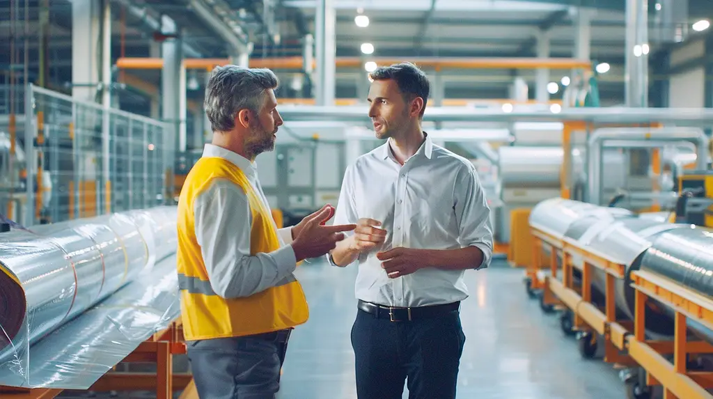 Kundenbesuch Wickelanlage MJ