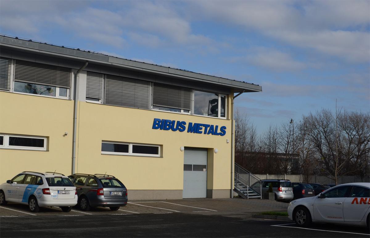 Bibus Metals s.r.o. kancelář